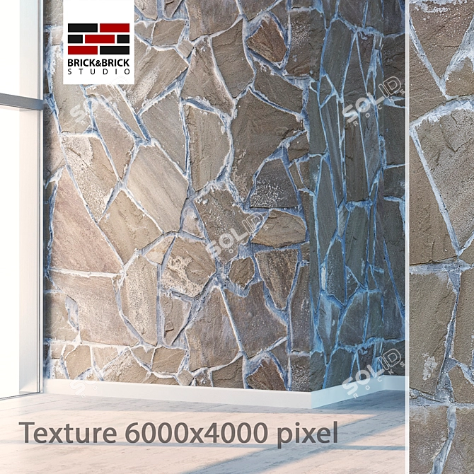 Title: Seamless Detailed Stone Texture 3D model image 1
