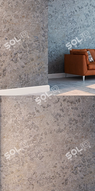 Seamless High Detail Plaster 3D model image 3