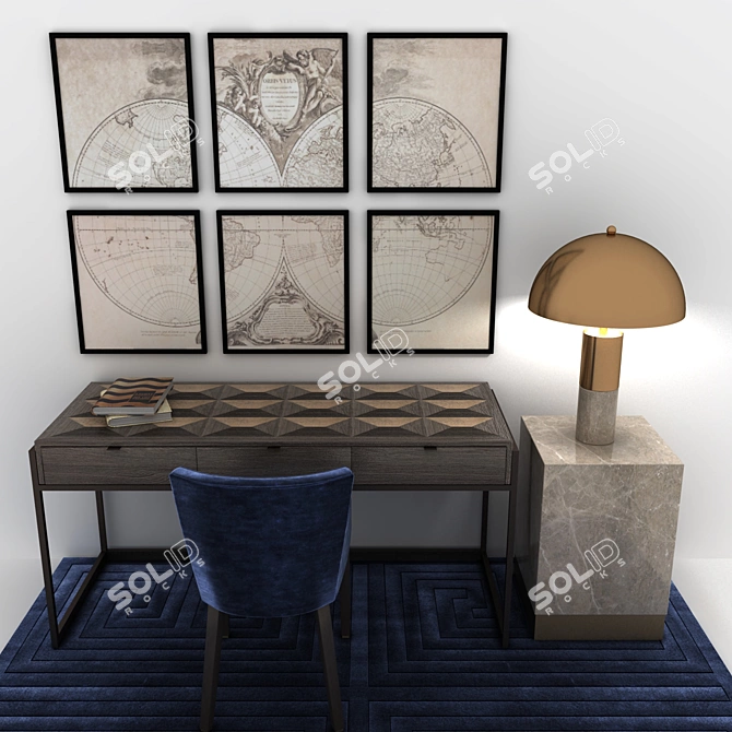 Elegant Eichholtz Home Set 3D model image 1