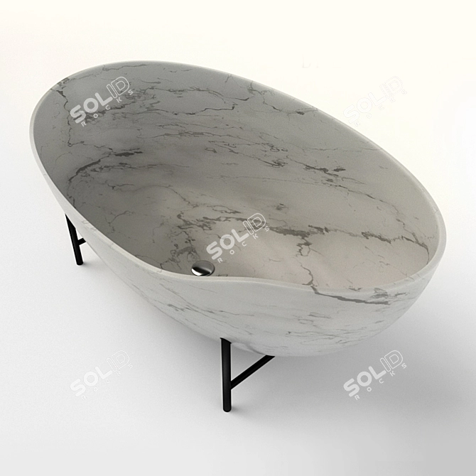 Kora Bath: Designed by Enzo Berti 3D model image 1