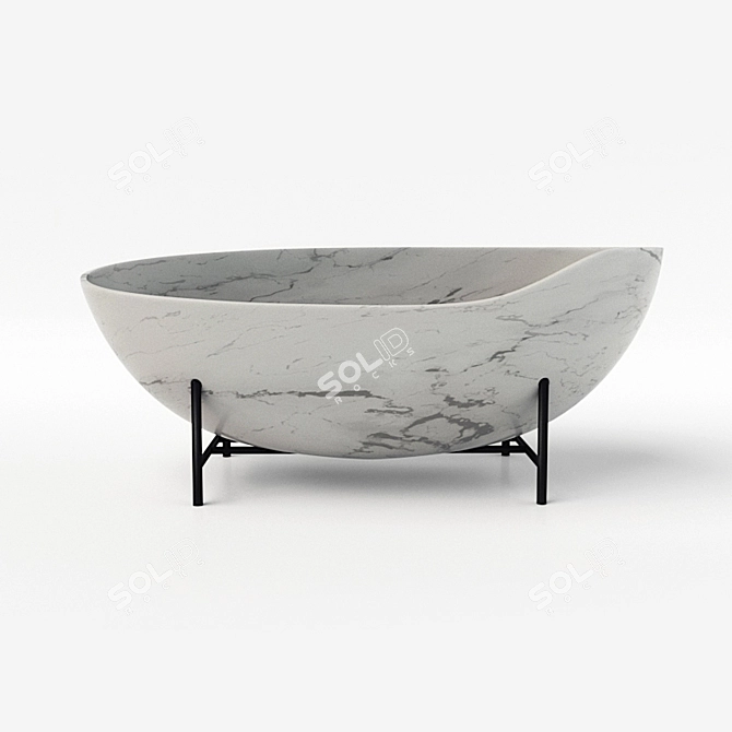 Kora Bath: Designed by Enzo Berti 3D model image 2