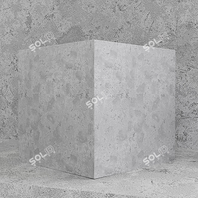 Industrial Loft Decorative Plaster 3D model image 2