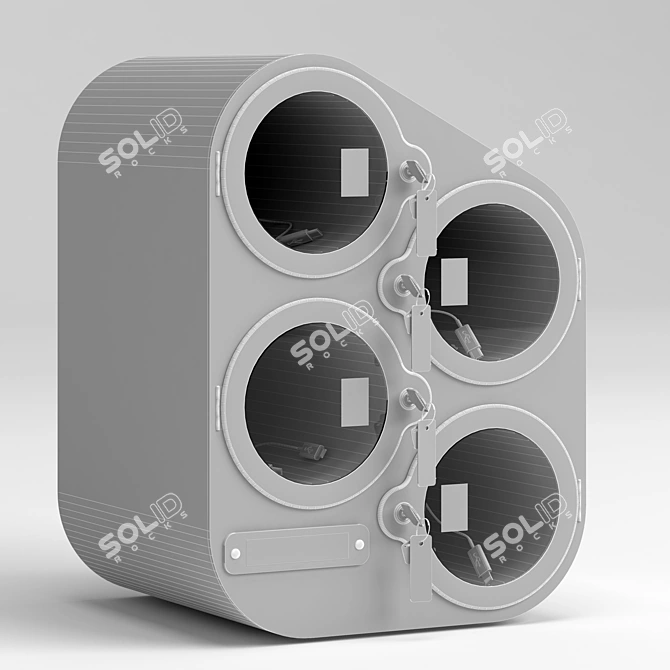 PERLA i-Charger: The Ultimate Charging Station 3D model image 3