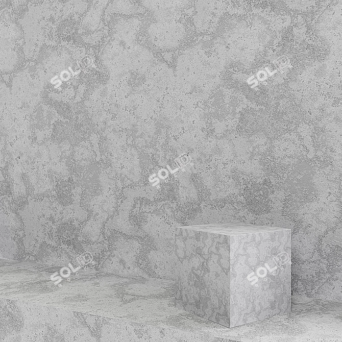 ArtBeton3 Decorative Plaster - Stylish Concrete Finish 3D model image 1