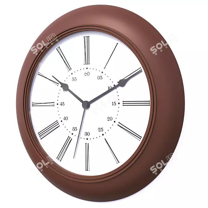 IKEA Skyron Wall Clock 3D model image 2