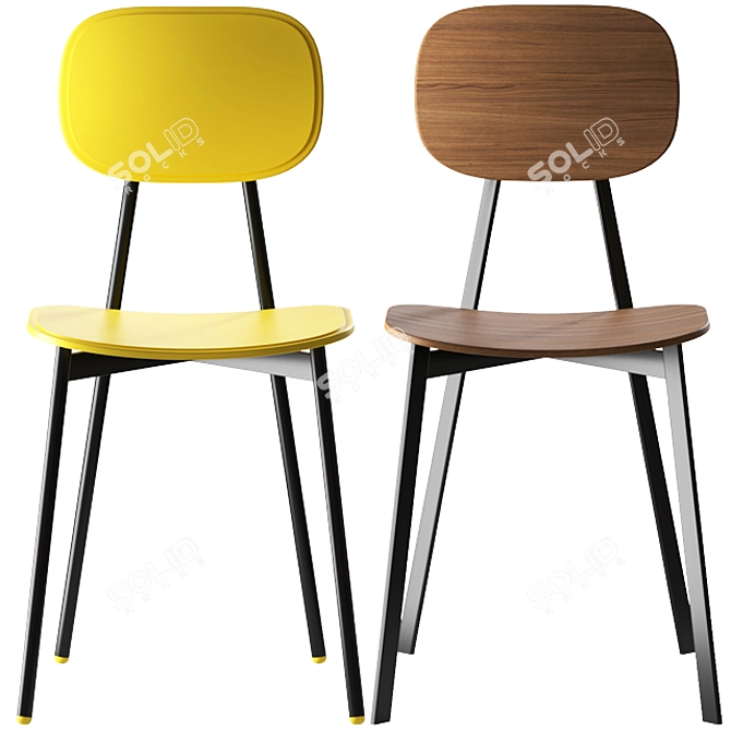 Modern Pointhouse Furniture Set 3D model image 1