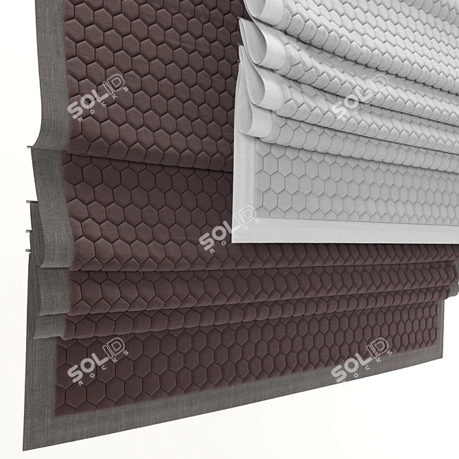 Classical Roman Blind 55 3D model image 2