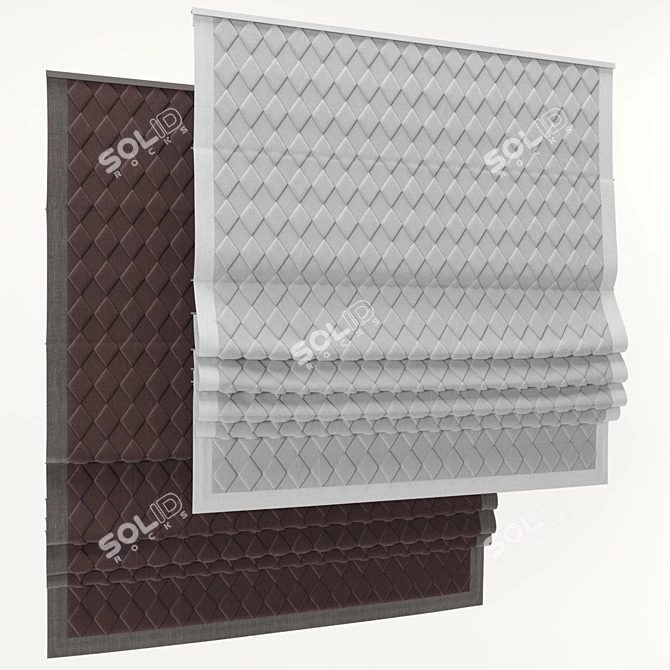 Elegant Roman Blind 57 3D model image 1