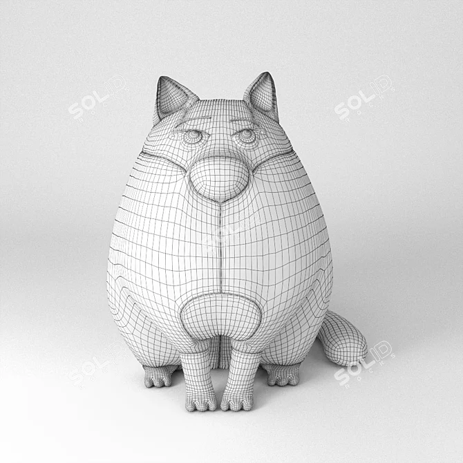 

"Charming Cat Chloe - The Secret Life 3D model image 3