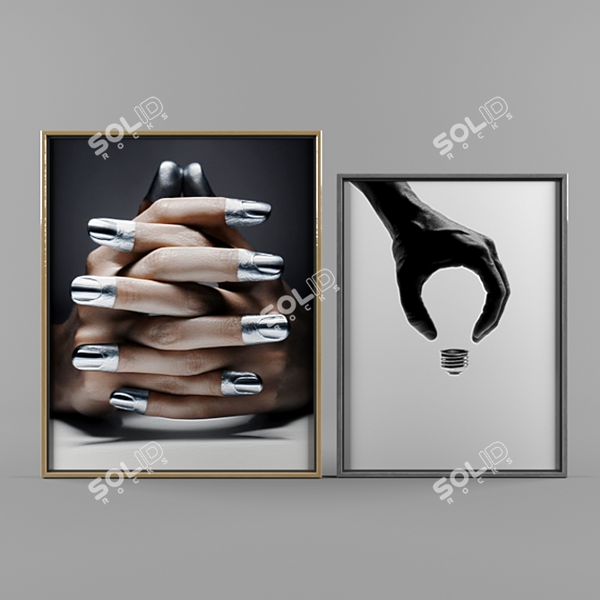 Contemporary Frames: Set of 2 3D model image 1