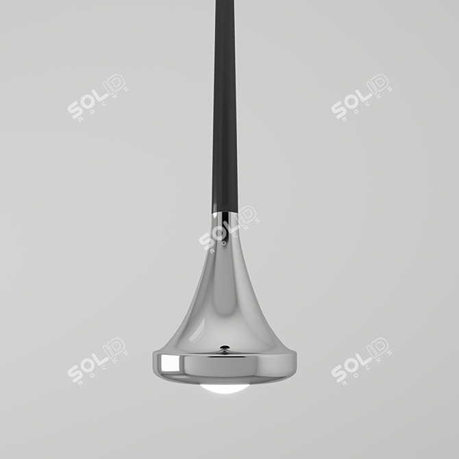 Elegant Davis LED Pendant Light 3D model image 2