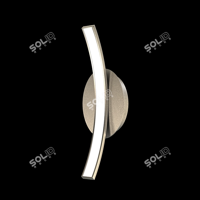 Minimalist LED Wall Sconce - Luchera TBAR1-32-01 3D model image 1