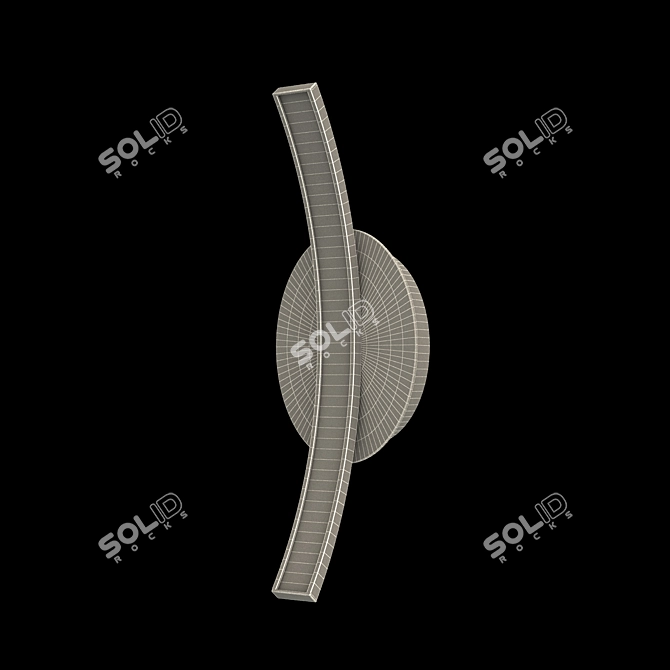 Minimalist LED Wall Sconce - Luchera TBAR1-32-01 3D model image 2