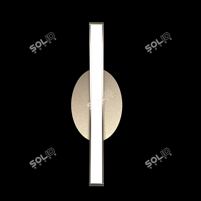 Minimalist LED Wall Sconce - Luchera TBAR1-32-01 3D model image 3