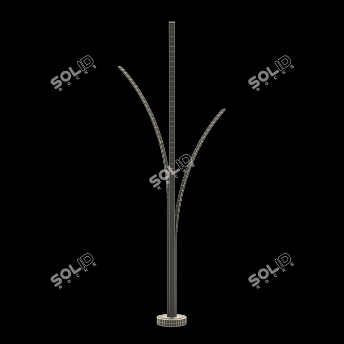 Modern LED Floor Lamp: Luchera TTAR3 3D model image 2