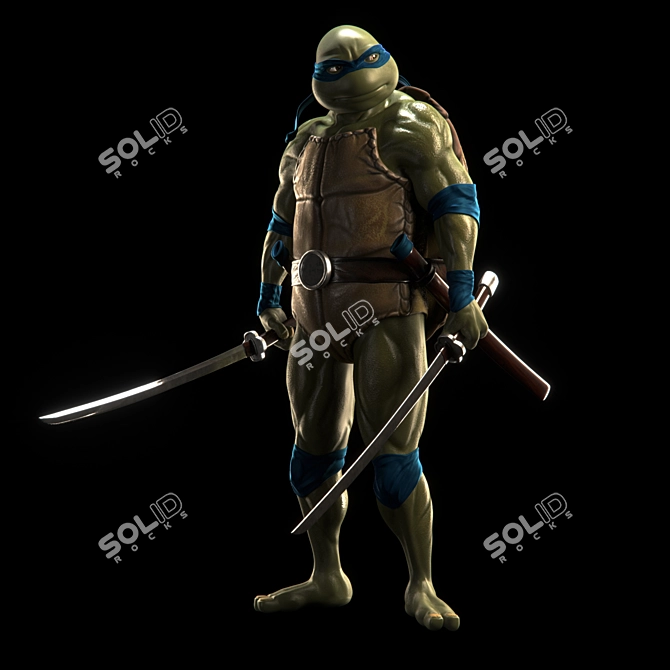 Leonardo Ninja Turtle - High-Quality Model 3D model image 1