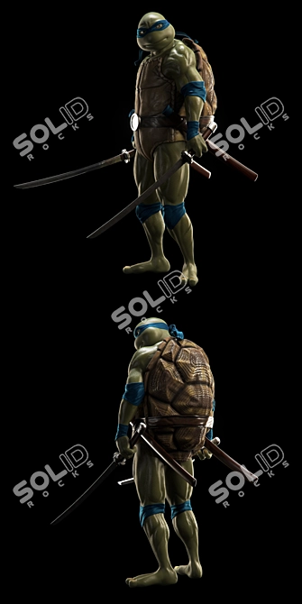 Leonardo Ninja Turtle - High-Quality Model 3D model image 2