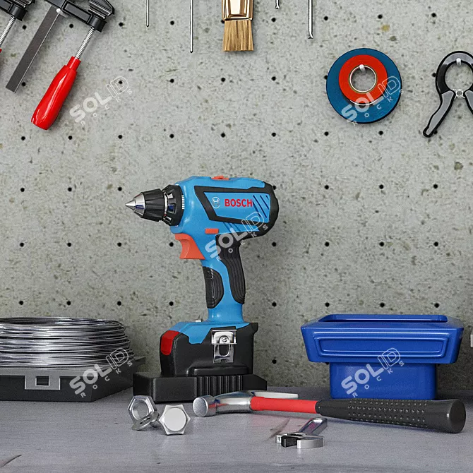 Advanced Garage Tools Bundle 3D model image 8