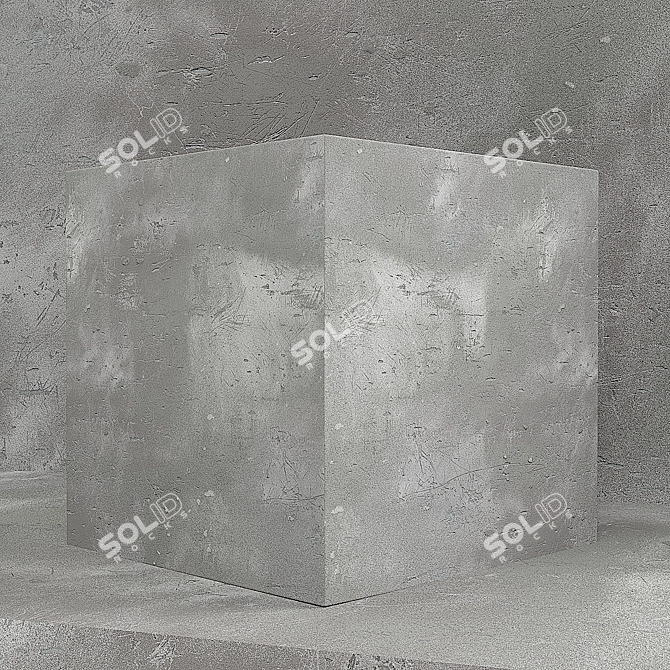 ArtBeton3: Seamless Decorative Plaster for Stylish Interiors 3D model image 2