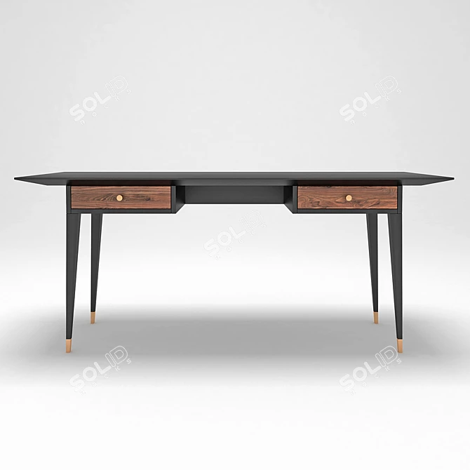 Patrik Writing Desk: Elegant & Functional 3D model image 1