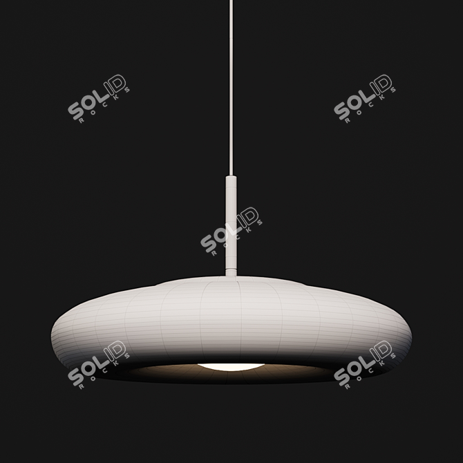 Elegant Ciambo-36 Pendant Lamp 3D model image 2