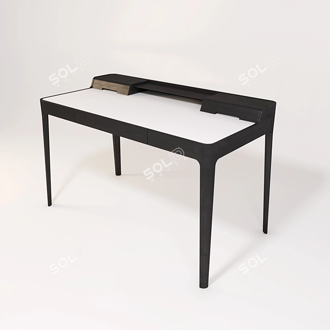 Elegant Writing Desk - Porada Saffo 3D model image 2