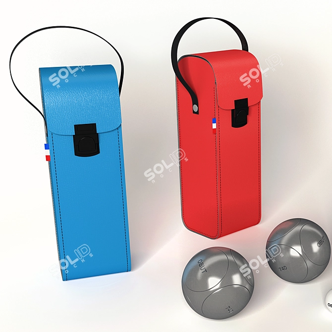 OBUT Petanque Balls - French Sport Set 3D model image 2