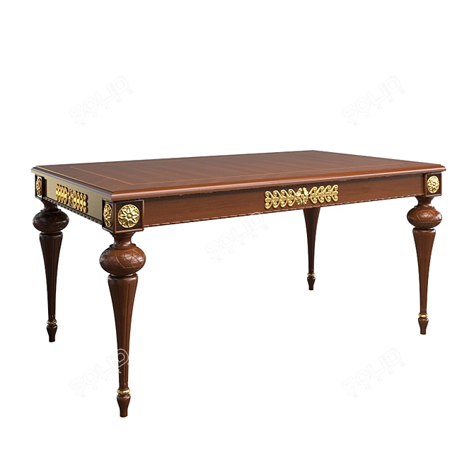 Master Collection Extendable Table 3D model image 1