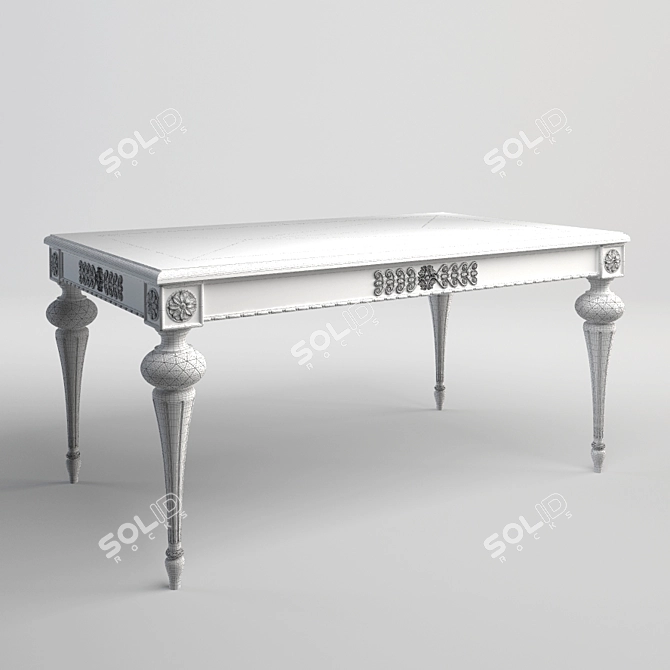 Master Collection Extendable Table 3D model image 2