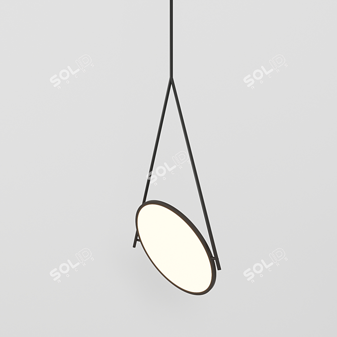 Dot Stance 13" Rotating Pendant - Bristol's Modern Marvel 3D model image 2