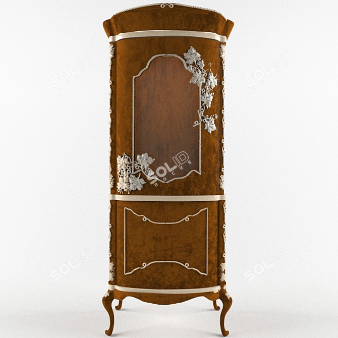 Elegant Showcase Display 3D model image 2