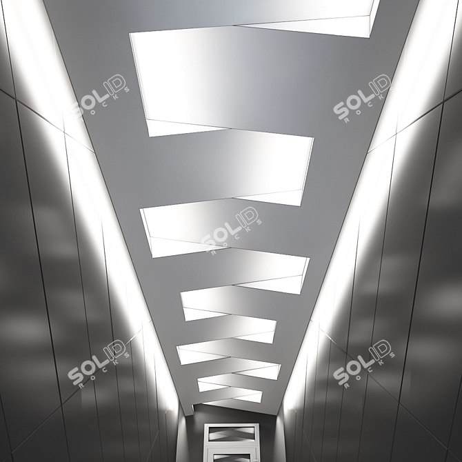 Customizable Suspended Ceiling 3D model image 3