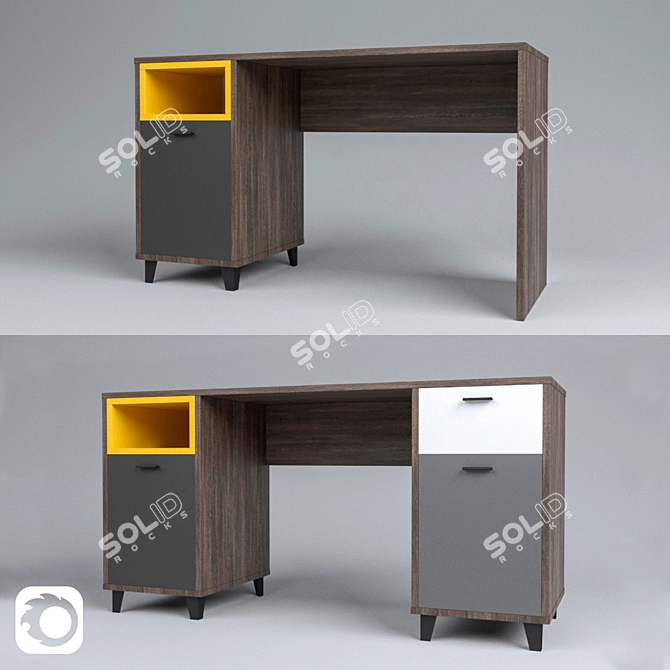 Sun Brilliant: Concept Desks by Divan.ru 3D model image 1