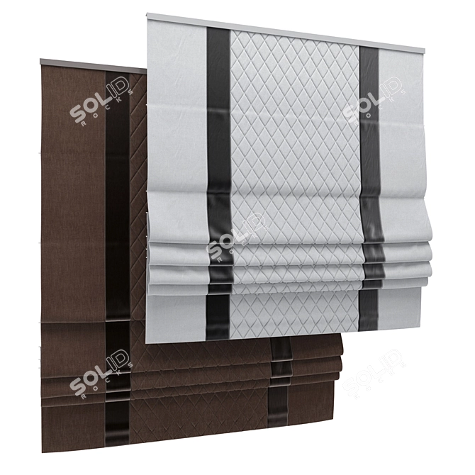 Elegant Roman Blind 61 3D model image 1