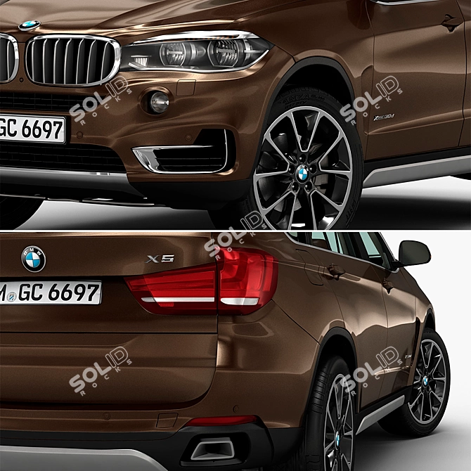 BMW X5 3D Model - High Quality & Detailed 3D model image 3