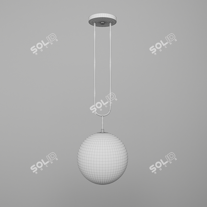 Koko: Modern Pendant Light 3D model image 2