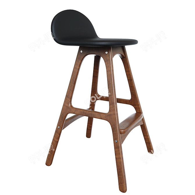 Stylish Torbin-1 Counter Stool 3D model image 1