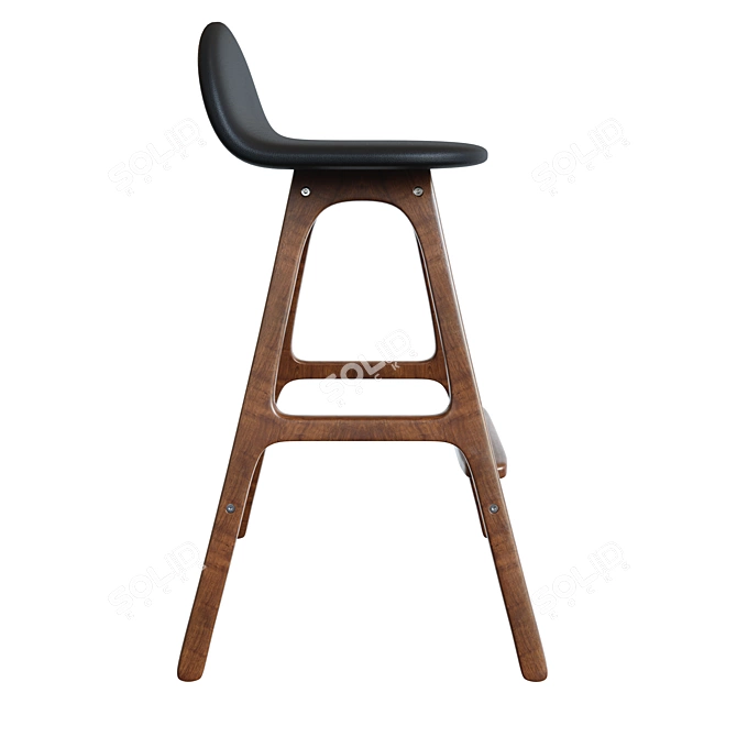 Stylish Torbin-1 Counter Stool 3D model image 2