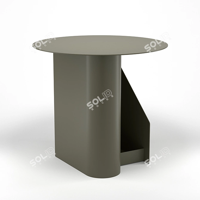 Modern Scandinavian Sentrum Side Table 3D model image 1
