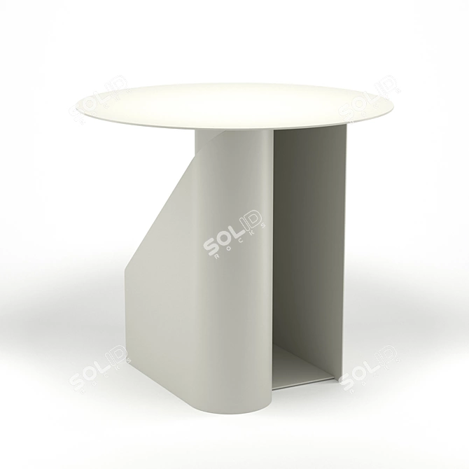 Modern Scandinavian Sentrum Side Table 3D model image 2
