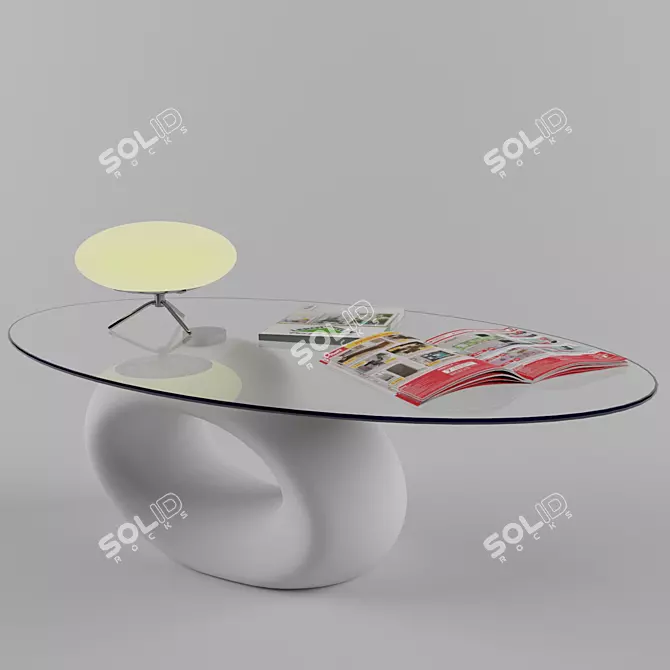 Modern Coffee Table: Orfeo 3D model image 1