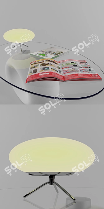 Modern Coffee Table: Orfeo 3D model image 2