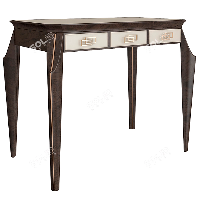 Elegant Ceppi Style Dressing Table 3D model image 1