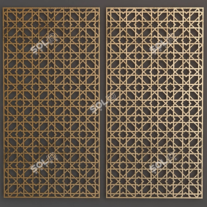 Versatile Metal Panels 3D model image 1