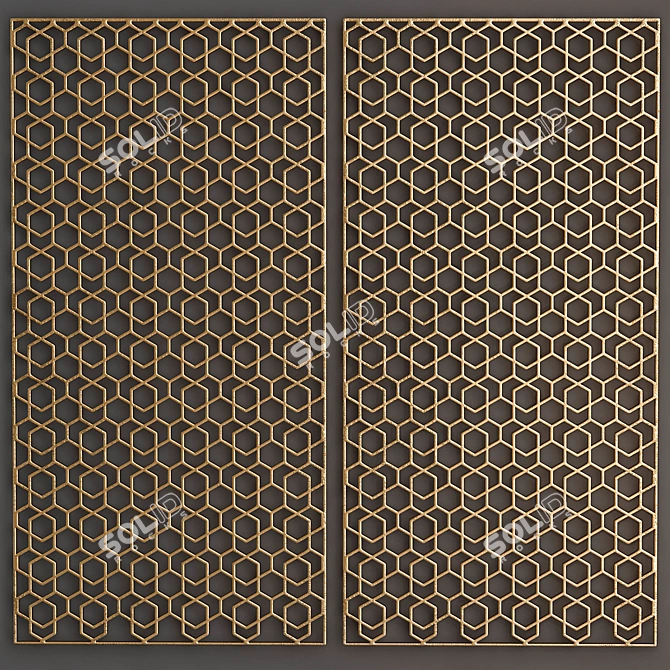Metal Panels: Stylish and Durable 3D model image 1