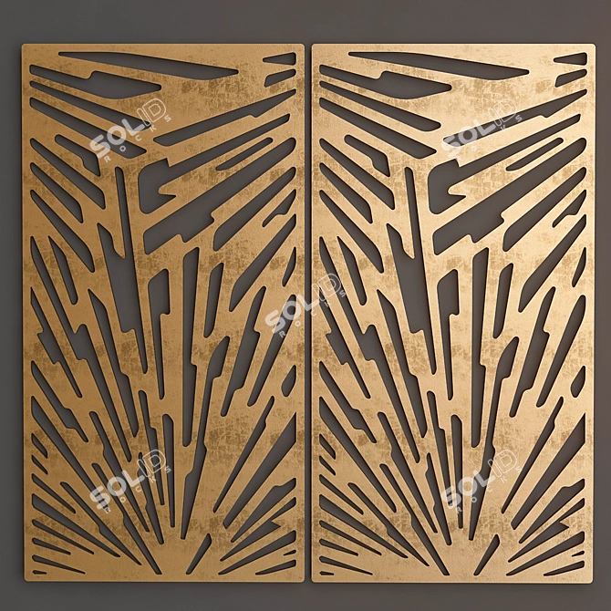 Metal Panels: Durable and Stylish 3D model image 1