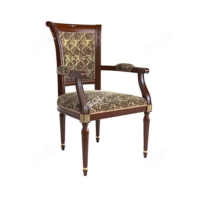 Master Collection Armchair: Modern Elegance 3D model image 1