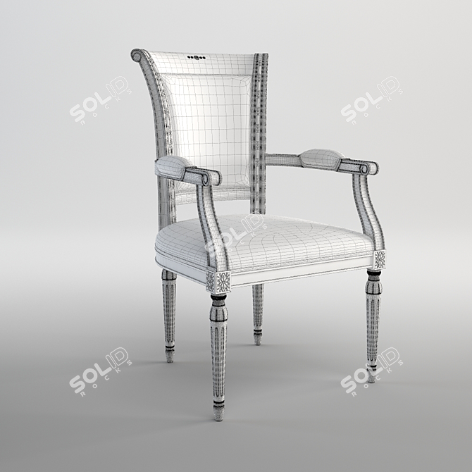 Master Collection Armchair: Modern Elegance 3D model image 2