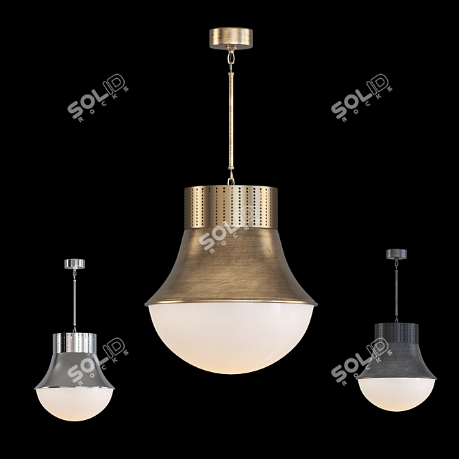 Kelly Wearstler Mini Pendant: Stylish and Versatile Lighting Fixture 3D model image 1