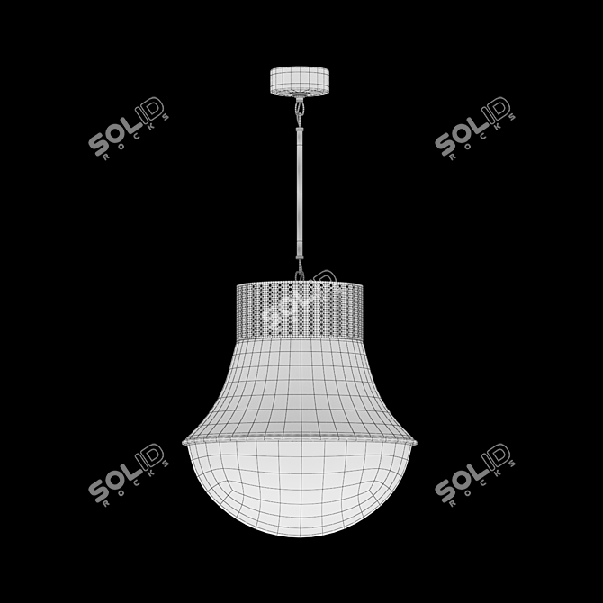 Kelly Wearstler Mini Pendant: Stylish and Versatile Lighting Fixture 3D model image 2